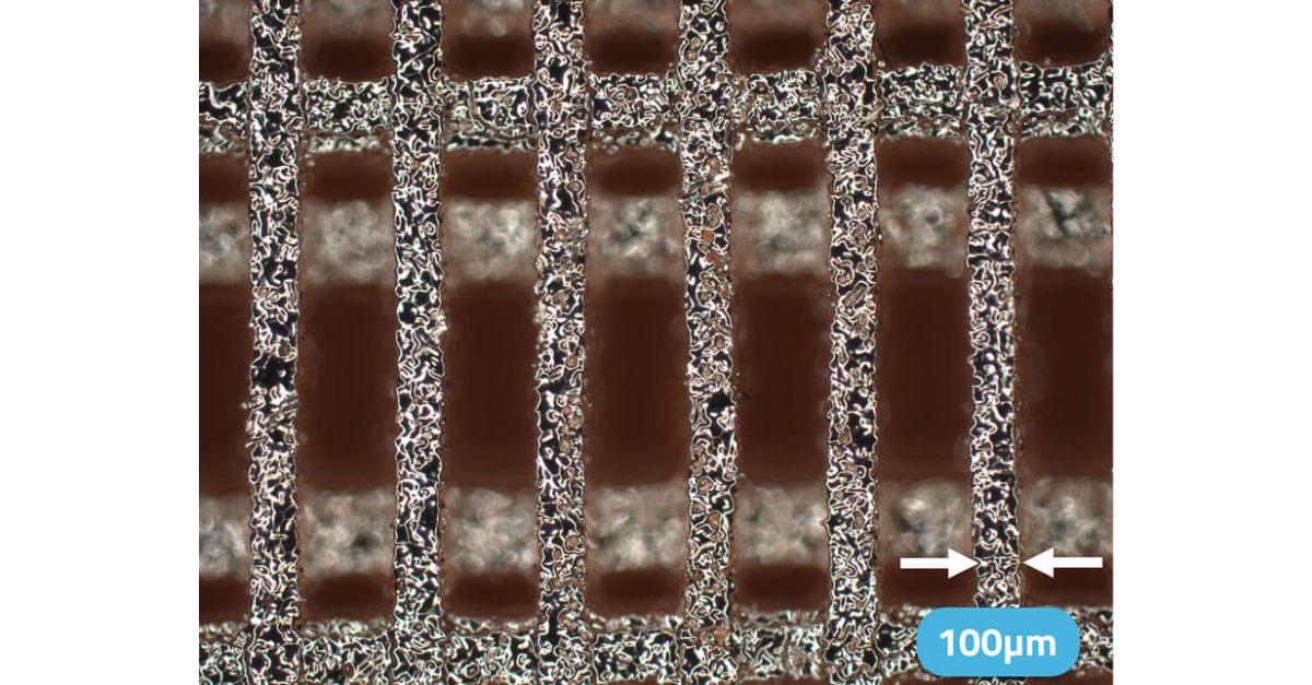 100 micron lattice
